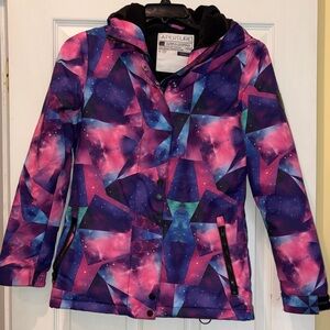 Aperture Galaxy Print Jacket, Ski and Snow, Small
